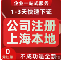 上海公司注册注销个体户营业执照代办理股权法人地址变更记账报税