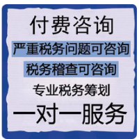 财务财税税收咨询电商税务合规筹划方案企业公司个体个人纳税申报