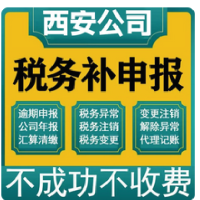 代理记账报税税务全国企业个体户零申报小规模一般纳税人公司年审